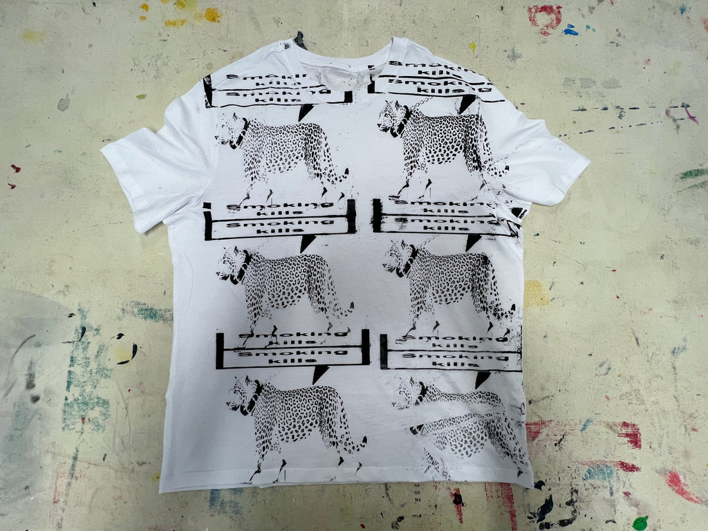 Smoking kills white tee