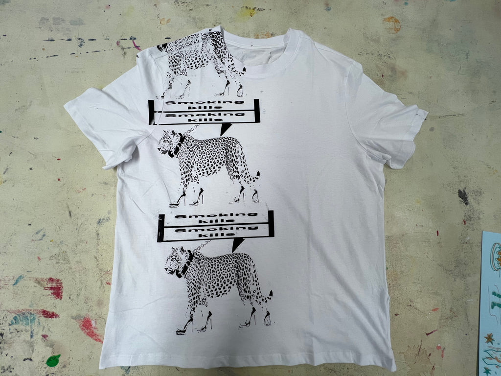 Smoking kills white tee